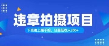 （11698期）随手拍也能赚钱？对的日入300+-轻创淘金网